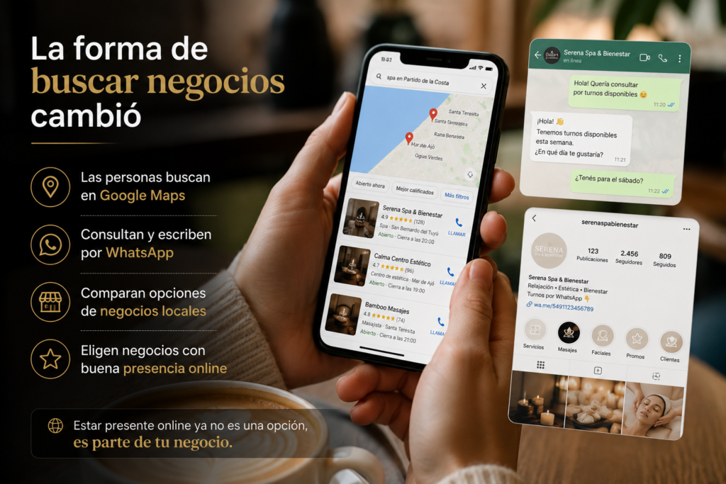 La forma de buscar negocios cambió