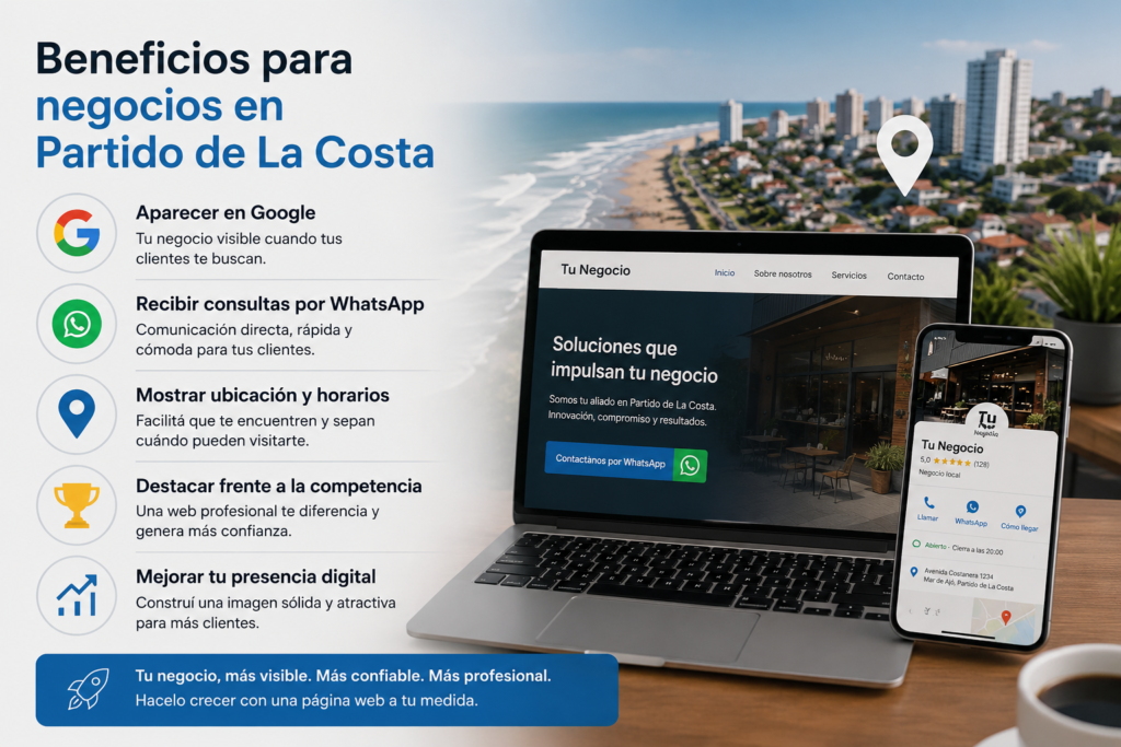 Beneficios para negocios en el Partido de la Costa