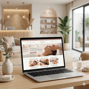 Página web profesional para spa y bienestar