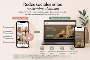 redes sociales solamente no alcanzan